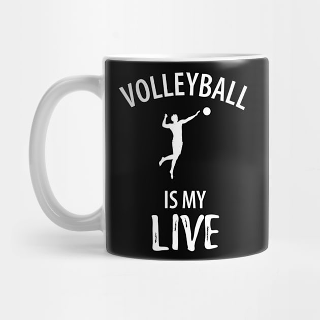 Volleyball Sport Team Play Gift by Johnny_Sk3tch